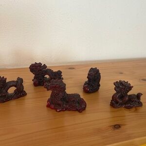 Resin dragons